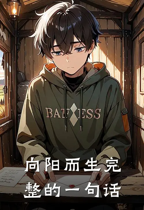 向阳而生完整的一句话
