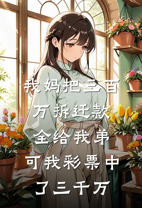 我妈把三百万拆迁款全给我弟，可我彩票中了三千万