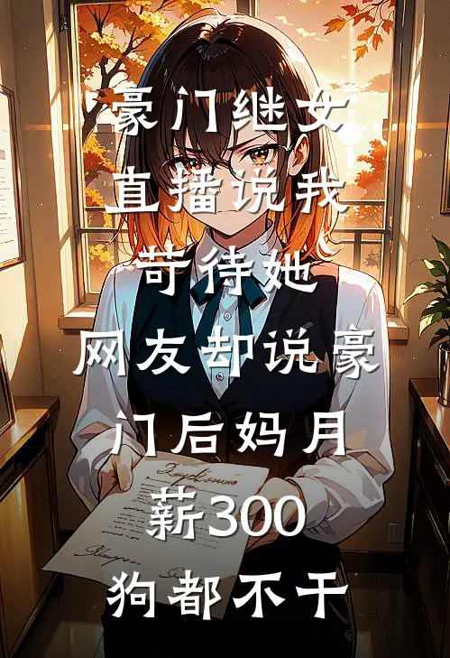 豪门继女直播说我苛待她，网友却说豪门后妈月薪300狗都不干