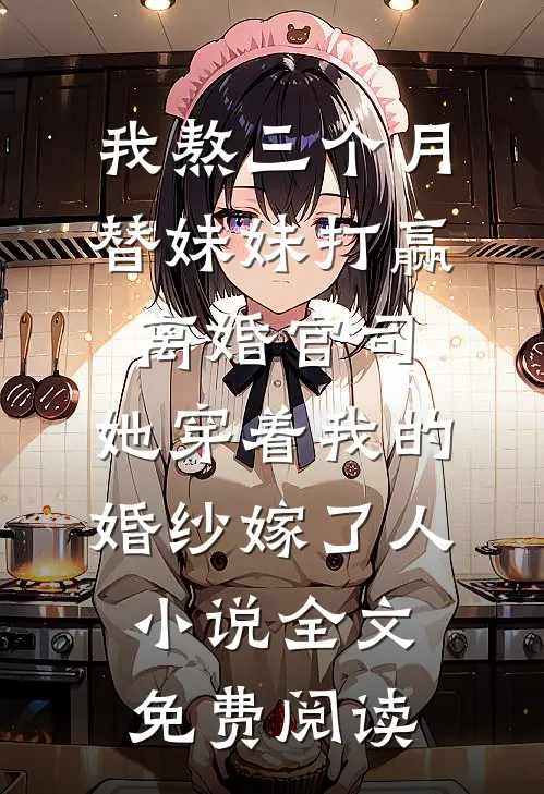 我熬三个月替妹妹打赢离婚官司，她穿着我的婚纱嫁了人小说全文免费阅读
