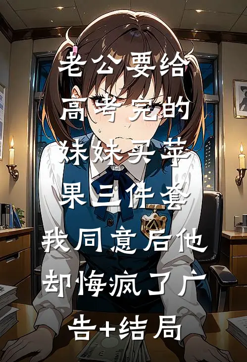 老公要给高考完的妹妹买苹果三件套，我同意后他却悔疯了广告+结局