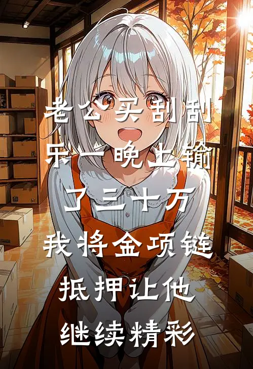 老公买刮刮乐一晚上输了三十万，我将金项链抵押让他继续精彩