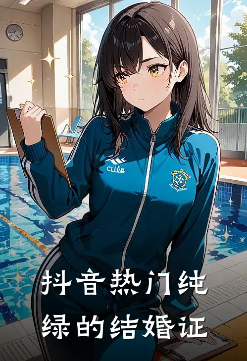 抖音热门纯绿的结婚证