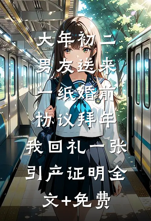 大年初二男友送来一纸婚前协议拜年，我回礼一张引产证明全文+免费