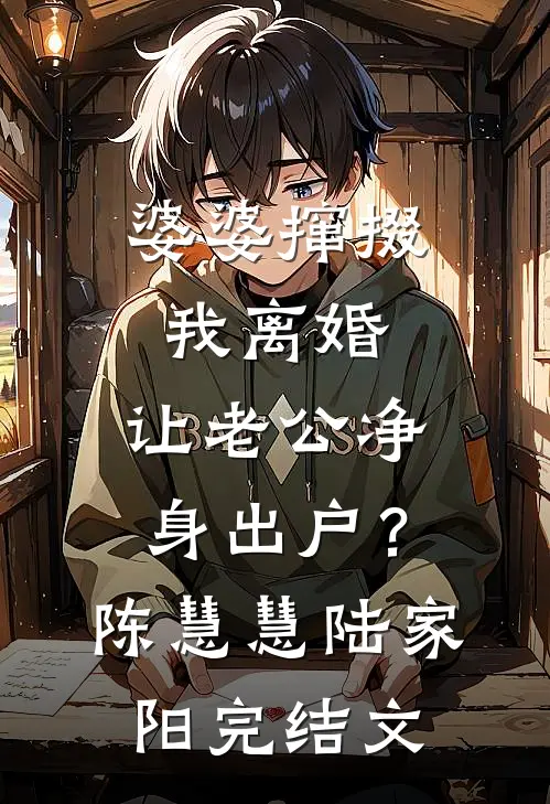 婆婆撺掇我离婚，让老公净身出户？陈慧慧陆家阳完结文